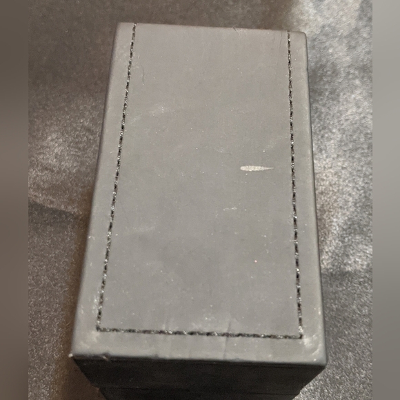 August Steiner Women's Gold Tone Crystal Watch AS8176YG Date Leather Strap NIB - Picture 7 of 8